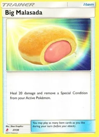 Big Malasada, Pokémon card TK10L 027 — Sun & Moon Trainer Kit: Lycanroc & Alolan Raichu (Lycanroc) set