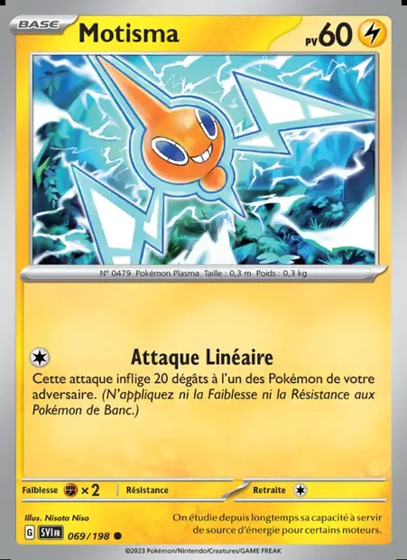 Motisma, carte Pokémon SVI 069 — extension Écarlate et Violet