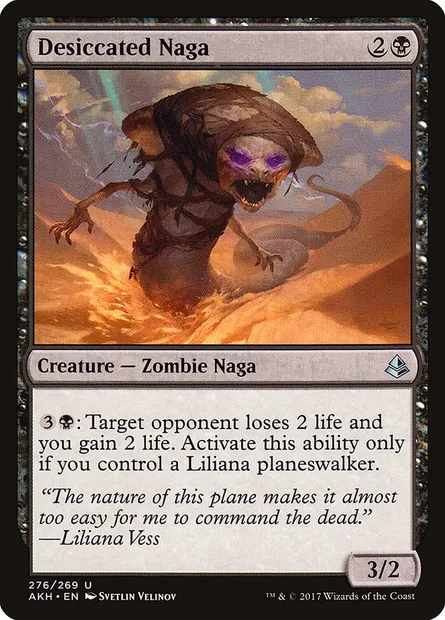 Desiccated Naga, Magic card AKH 276 — Amonkhet set