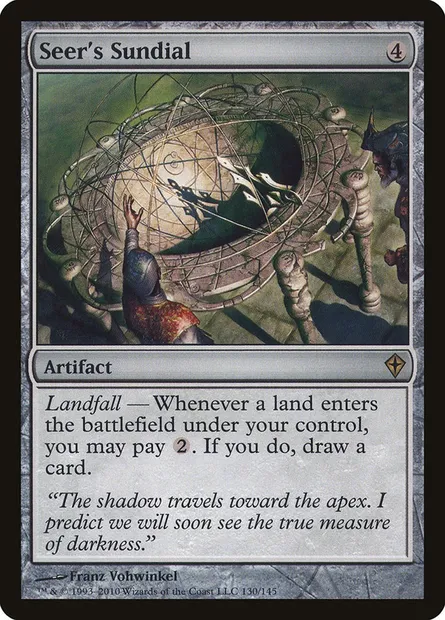Seer's Sundial, Magic card WWK 130 — Worldwake set