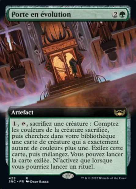 Porte en évolution, carte Magic SNC 429 — extension Les rues de la Nouvelle-Capenna