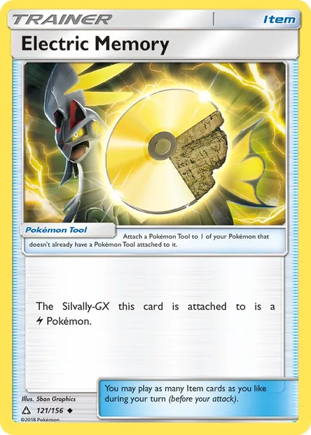Electric Memory, Pokémon card UPR 121 — Ultra Prism set