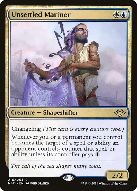 Unsettled Mariner, Magic card MH1 216 — Modern Horizons set