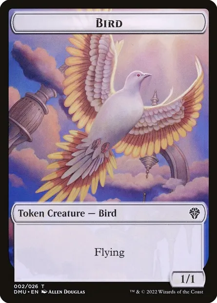 Bird, Magic card TDMU 2 — Dominaria United Tokens set