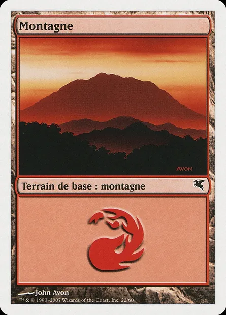 Montagne, carte Magic PSAL C22 — extension Salvat 2005