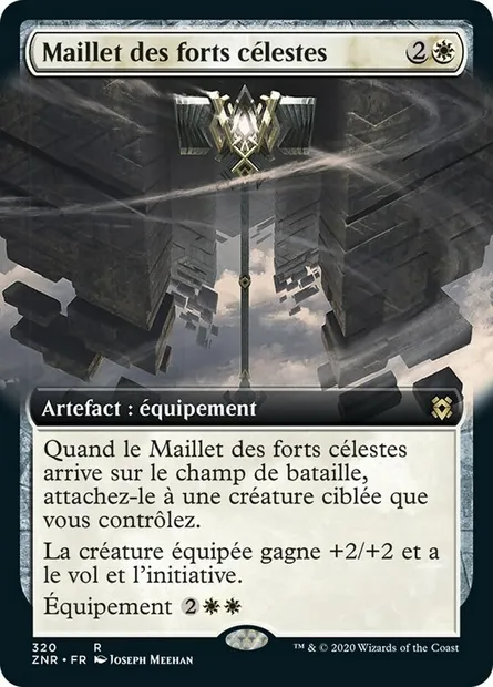 Maillet des forts célestes, carte Magic ZNR 320 — extension Renaissance de Zendikar
