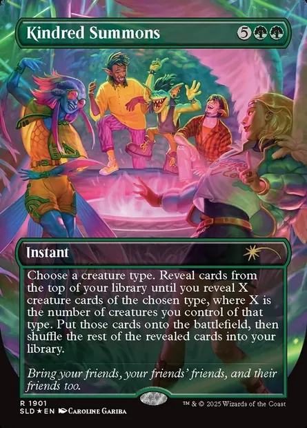 Kindred Summons, Magic card SLD 1901 — Secret Lair Drop set