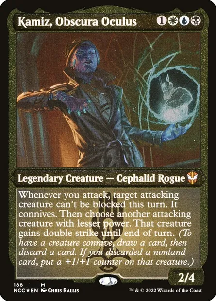 Kamiz, Obscura Oculus, Magic card NCC 188 — New Capenna Commander set