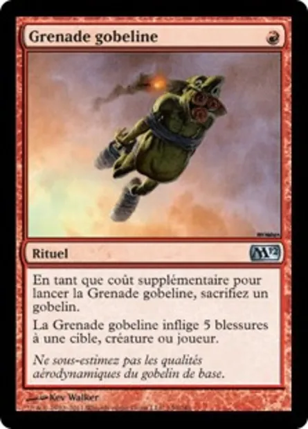 Grenade gobeline, carte Magic M12 140 — extension Magic 2012