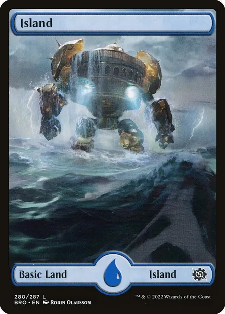 Island, Magic card BRO 280 — The Brothers' War set