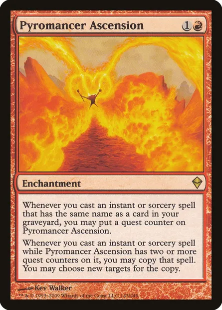 Pyromancer Ascension, Magic card ZEN 143 — Zendikar set