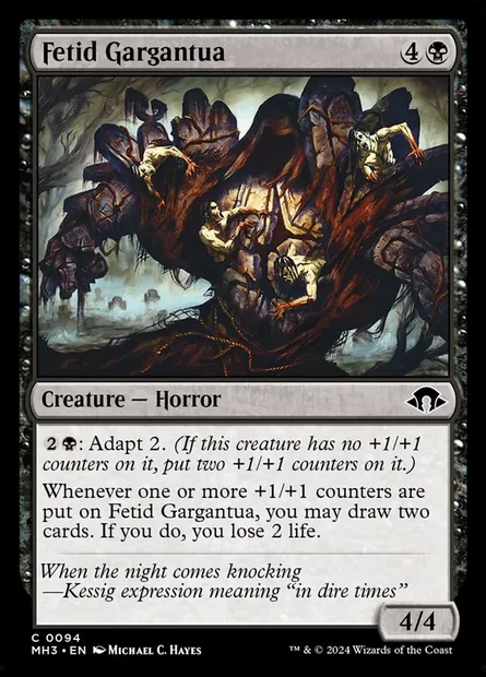 Fetid Gargantua, Magic card MH3 94 — Modern Horizons 3 set
