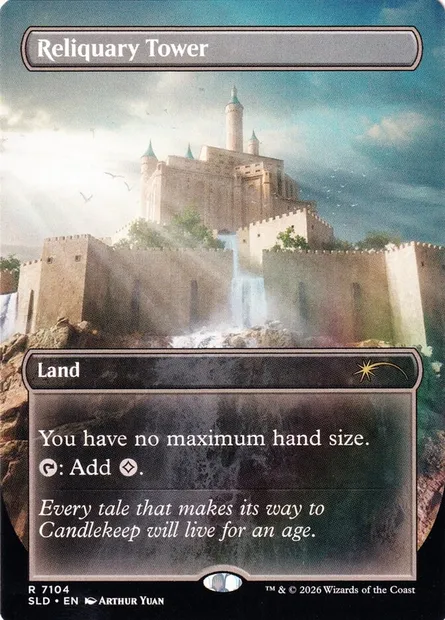 Reliquary Tower, Magic card SLD 7104 — Secret Lair Drop set
