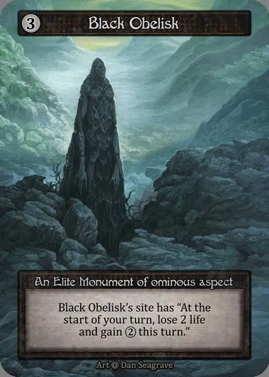 Black Obelisk, Sorcery card ALP 297 — Alpha set