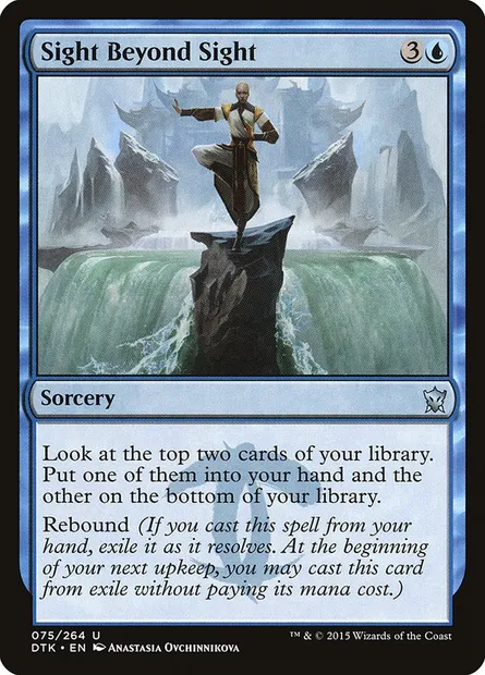Sight Beyond Sight, Magic card DTK 75 — Dragons of Tarkir set