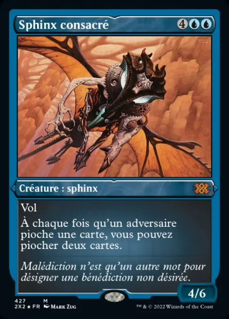 Sphinx consacré, carte Magic 2X2 427 — extension Double Masters 2022