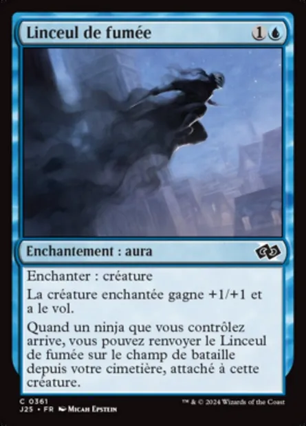 Linceul de fumée, carte Magic J25 361 — extension Foundations Jumpstart