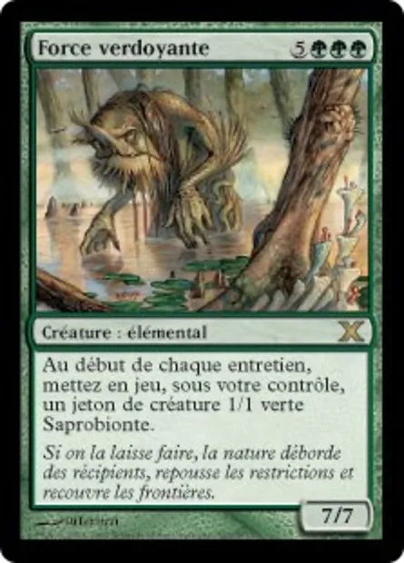 Force verdoyante, carte Magic 10E 307 — extension Dixième édition