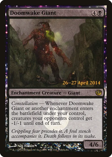 Doomwake Giant, Magic card PJOU 66★ — Journey into Nyx Promos set