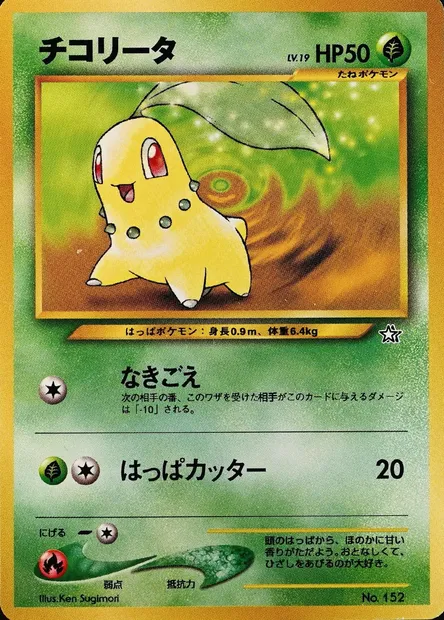 Chikorita Lv.19, carte Pokémon UNP ct247287 — extension Unnumbered Promos