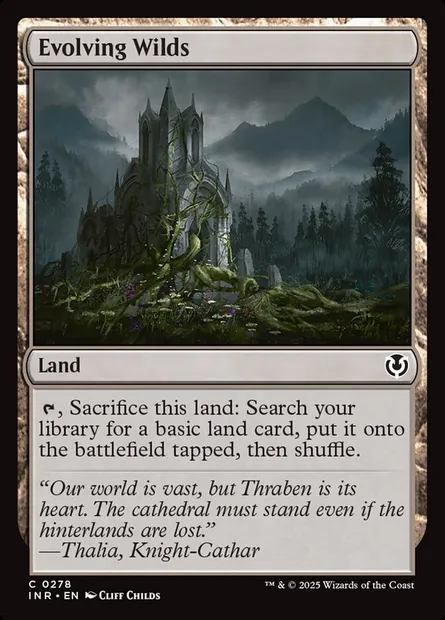 Evolving Wilds, Magic card INR 278 — Innistrad Remastered set
