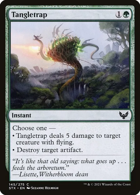 Tangletrap, Magic card STX 145 — Strixhaven: School of Mages set
