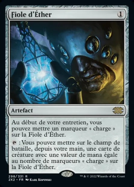 Fiole d'Éther, carte Magic 2X2 298 — extension Double Masters 2022