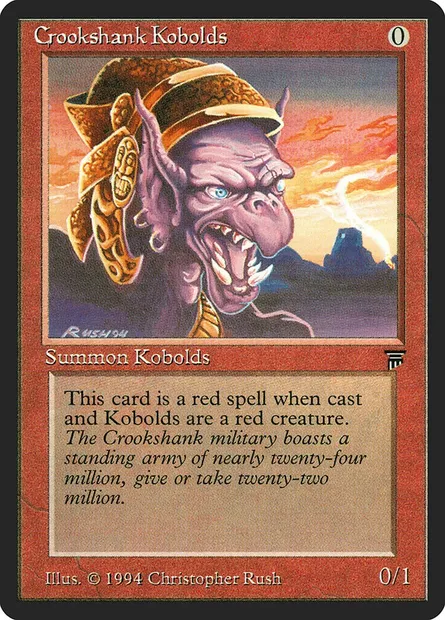 Crookshank Kobolds, Magic card LEG 141 — Legends set
