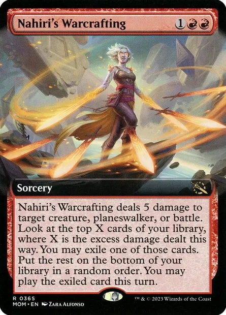 Nahiri's Warcrafting, Magic card MOM 365 — March of the Machine set
