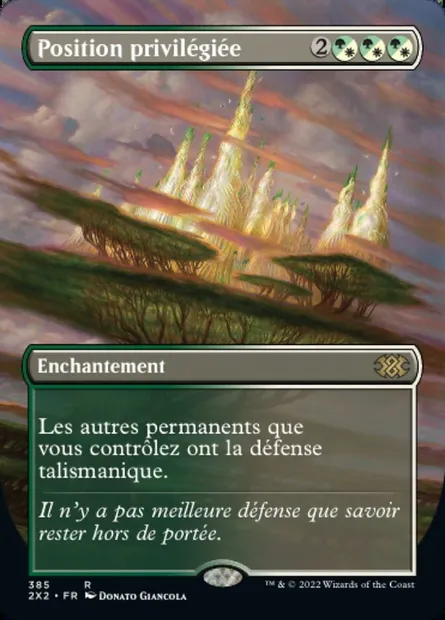 Position privilégiée, carte Magic 2X2 385 — extension Double Masters 2022