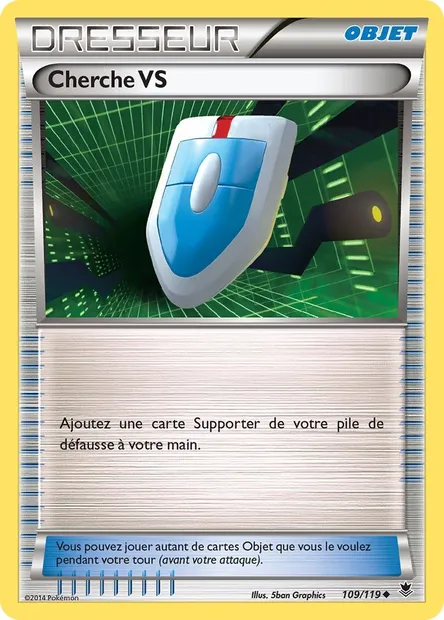 Cherche VS, carte Pokémon PHF 109 — extension Vigueur Spectrale