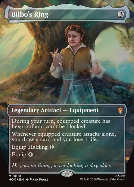 Bilbo's Ring, Magic card HOC 81 — The Hobbit Eternal set