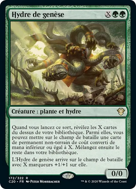 Hydre de genèse, carte Magic C20 172 — extension Commander 2020