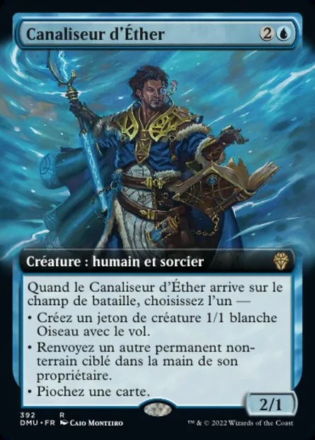 Canaliseur d'Éther, carte Magic DMU 392 — extension Dominaria Uni