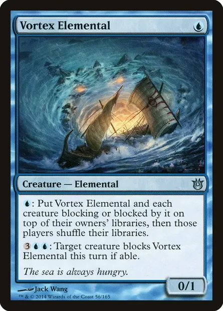 Vortex Elemental, Magic card BNG 56 — Born of the Gods set