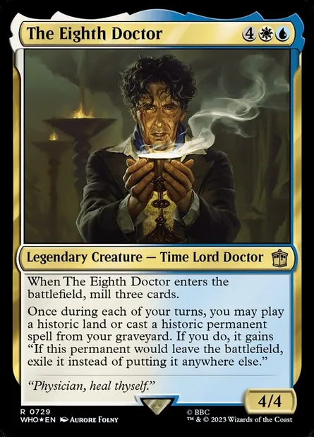 The Eighth Doctor, Magic card WHO 729 — Doctor Who set