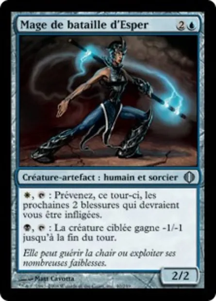 Mage de bataille d'Esper, carte Magic ALA 40 — extension Les éclats d'Alara