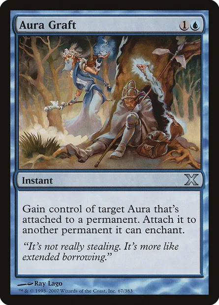 Aura Graft, Magic card 10E 67 — Tenth Edition set