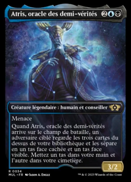 Atris, oracle des demi-vérités, carte Magic MUL 34 — extension Multiverse Legends