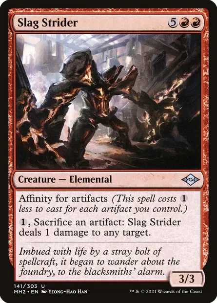 Slag Strider, Magic card MH2 141 — Modern Horizons 2 set