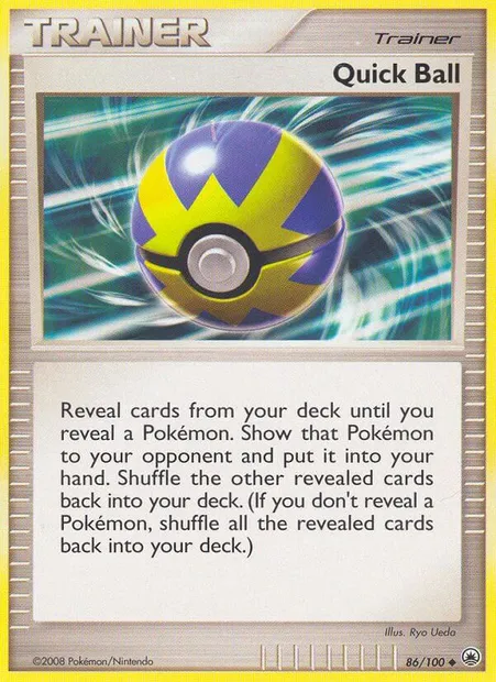 Rapide Ball, carte Pokémon MD 86 — extension Aube Majestueuse