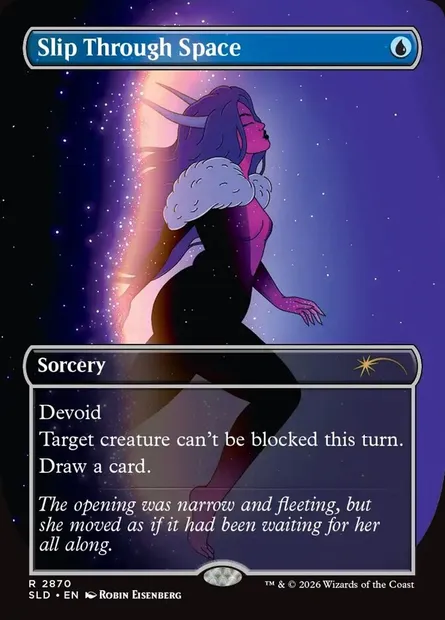 Faufilement spatial, carte Magic SLD 2870 — extension Secret Lair Drop