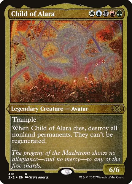 Child of Alara, Magic card 2X2 481 — Double Masters 2022 set
