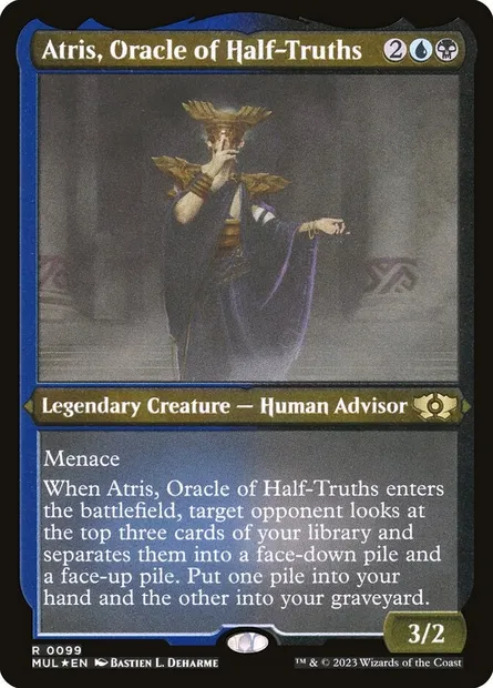 Atris, Oracle of Half-Truths, Magic card MUL 99 — Multiverse Legends set