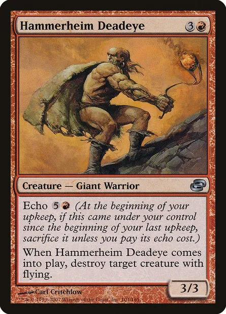 Hammerheim Deadeye, Magic card PLC 101 — Planar Chaos set