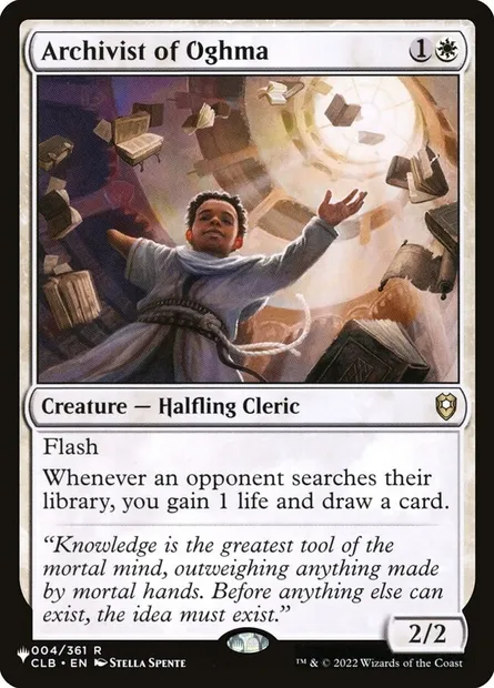 Archiviste d'Oghma, carte Magic PLST CLB-4 — extension The List
