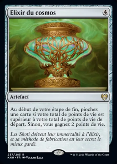Elixir du cosmos, carte Magic KHM 237 — extension Kaldheim