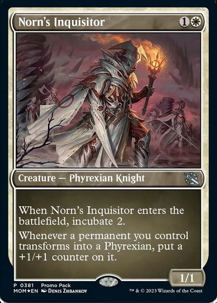Norn's Inquisitor, Magic card MOM 381 — March of the Machine set