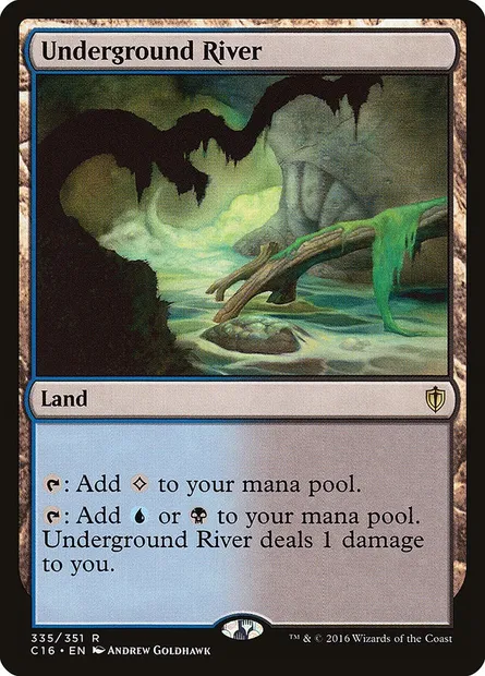 Underground River, Magic card C16 335 — Commander 2016 set
