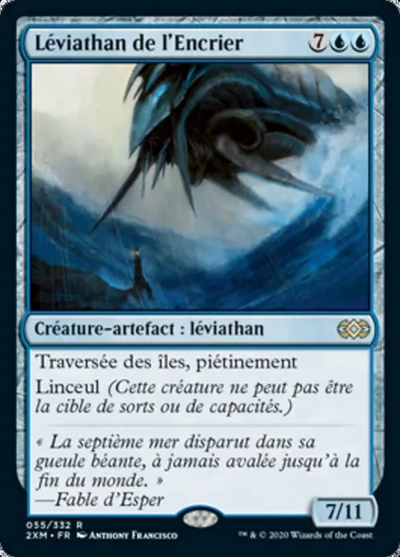 Léviathan de l'Encrier, carte Magic 2XM 55 — extension Double Masters